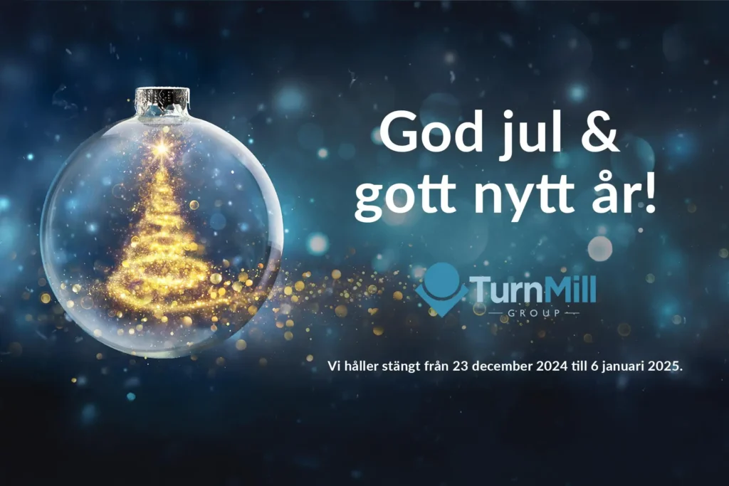 God jul gran från turnmill